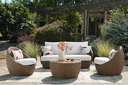 Cardiff Beach Love/Swivel Chairs Set - Ashley Furniture Homestore Philippines