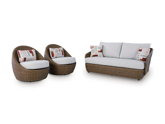 Cardiff Beach Love/Swivel Chairs Set - Ashley Furniture Homestore Philippines