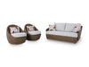 Cardiff Beach Love/Swivel Chairs Set
