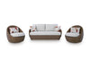 Cardiff Beach Love/Swivel Chairs Set