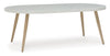 Seton Creek Oval Dining Table w/UMB OPT