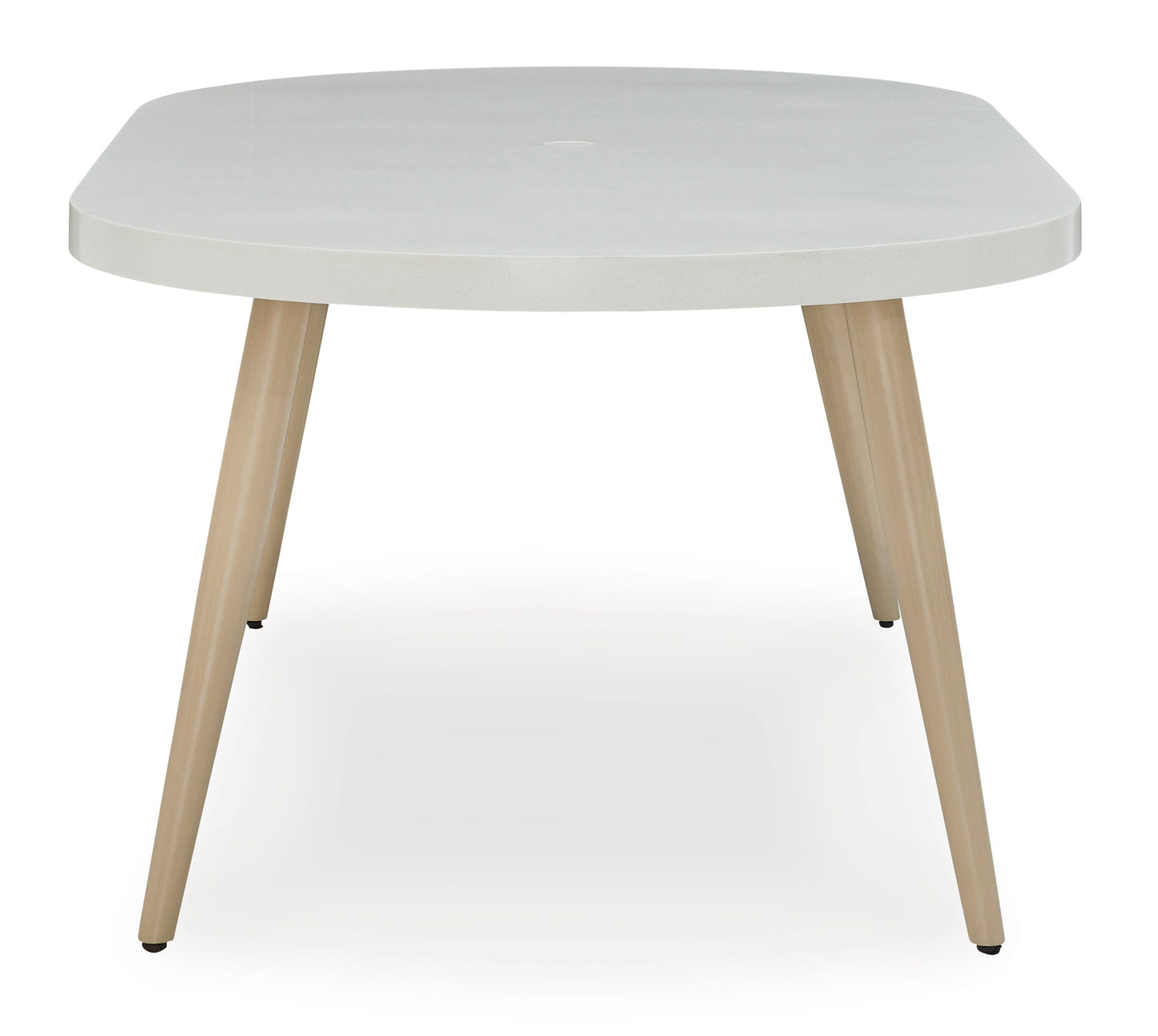 Seton Creek Oval Dining Table w/UMB OPT