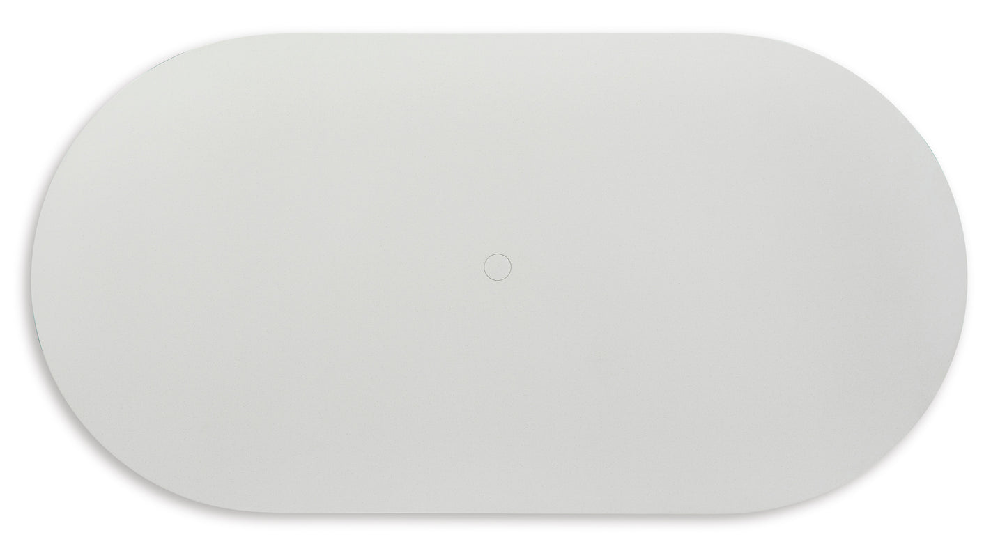 Seton Creek Oval Dining Table w/UMB OPT