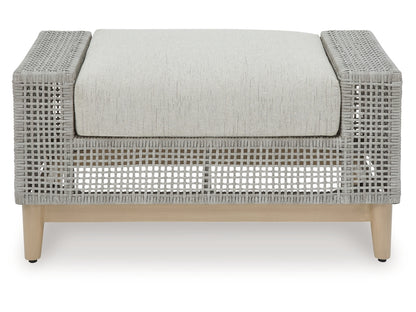 Seton Creek Outdoor Ottoman with Cushion