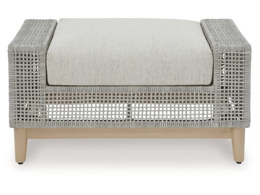 Seton Creek Outdoor Ottoman with Cushion