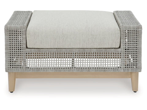 Seton Creek Outdoor Ottoman with Cushion