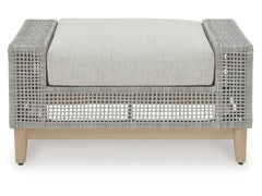 Seton Creek Outdoor Ottoman with Cushion