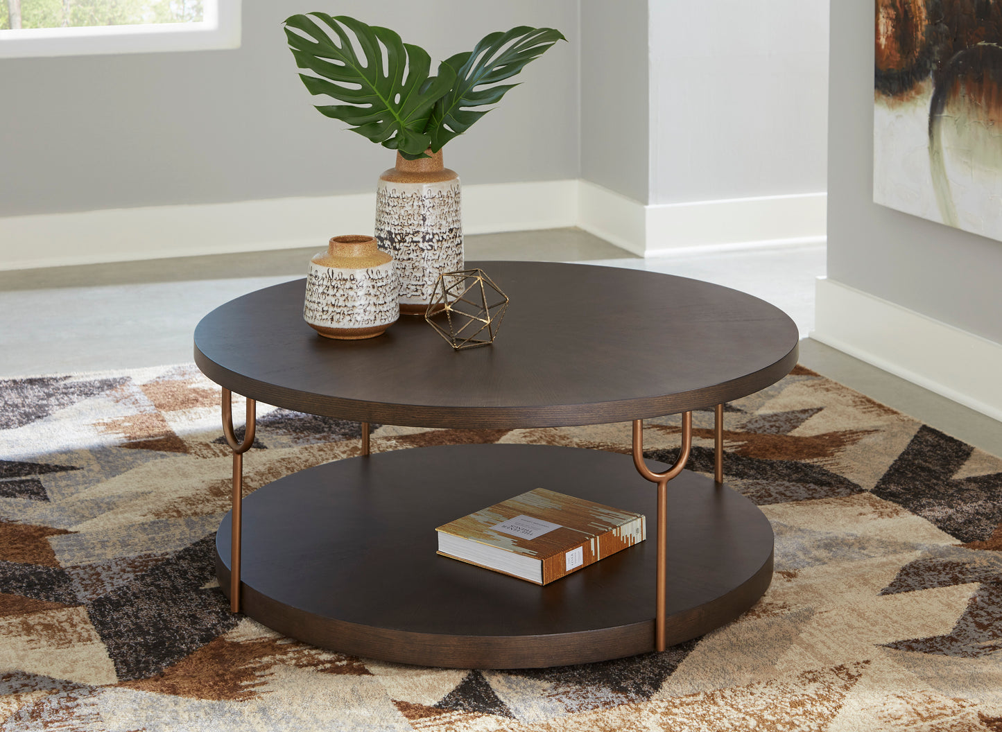 Brazburn Round Cocktail Table