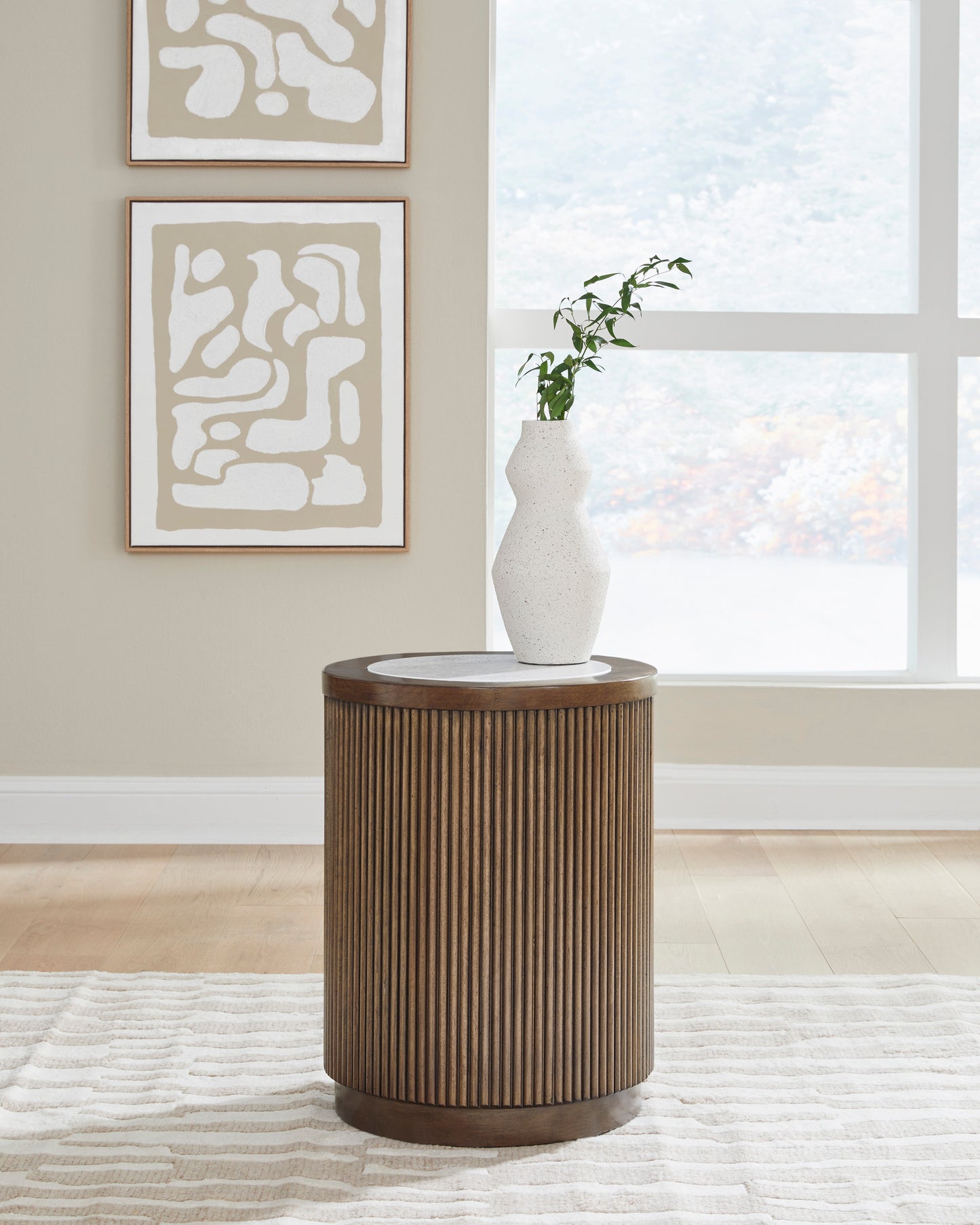 Hadonna Round End Table
