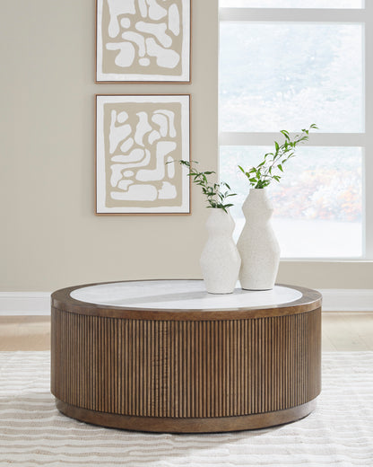 Hadonna Round Cocktail Table