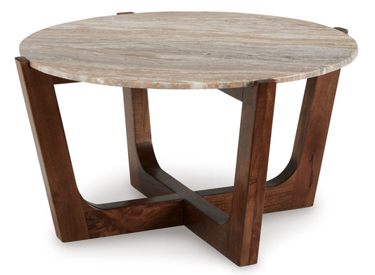 Tanidore Round Cocktail Table - Ashley Furniture Homestore Philippines