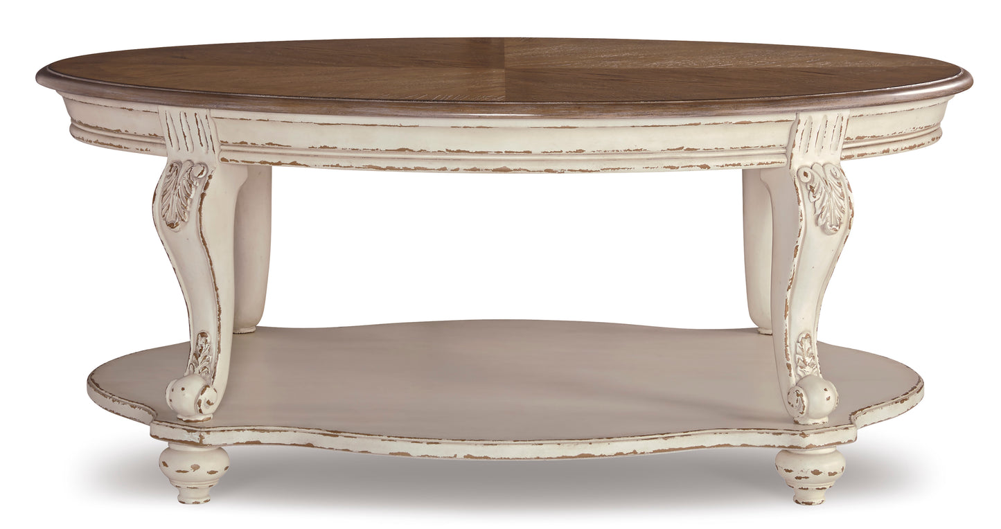 Realyn Oval Cocktail Table