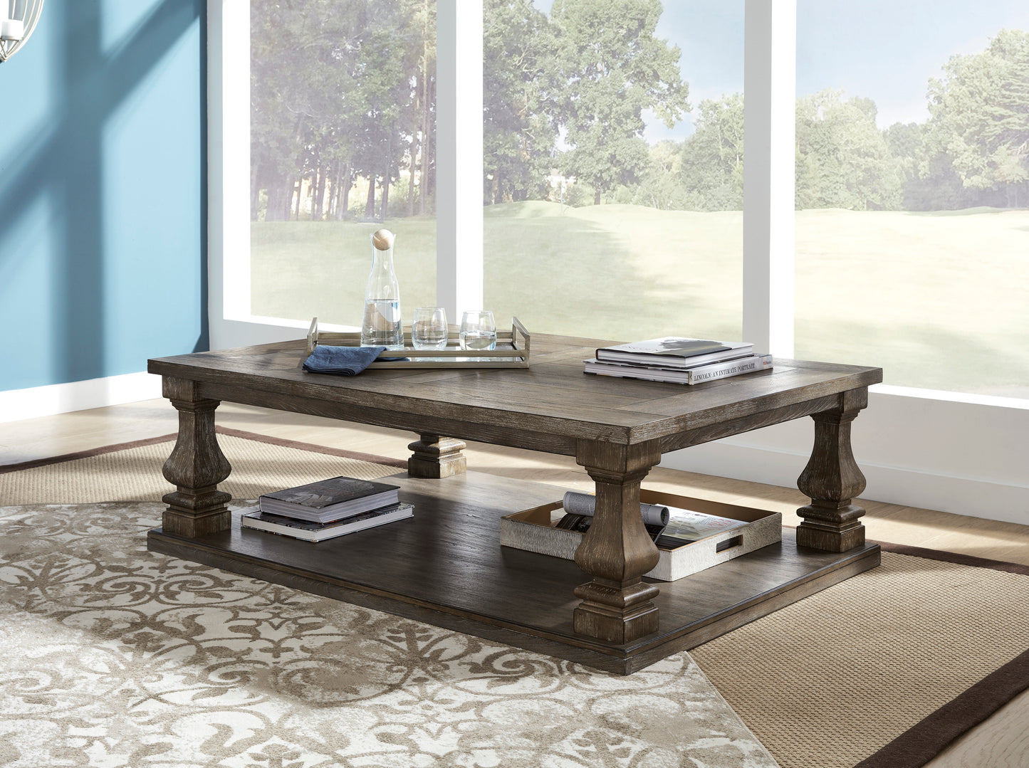 Johnelle Rectangular Cocktail Table