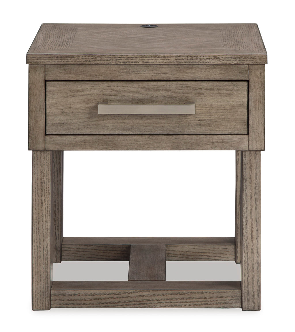 Loyaska Rectangular End Table