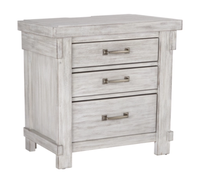 Brashland Three Drawer Night Stand
