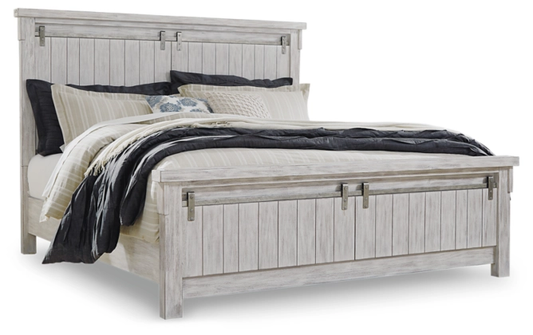 Brashland King Panel Bed w/ Full Slats